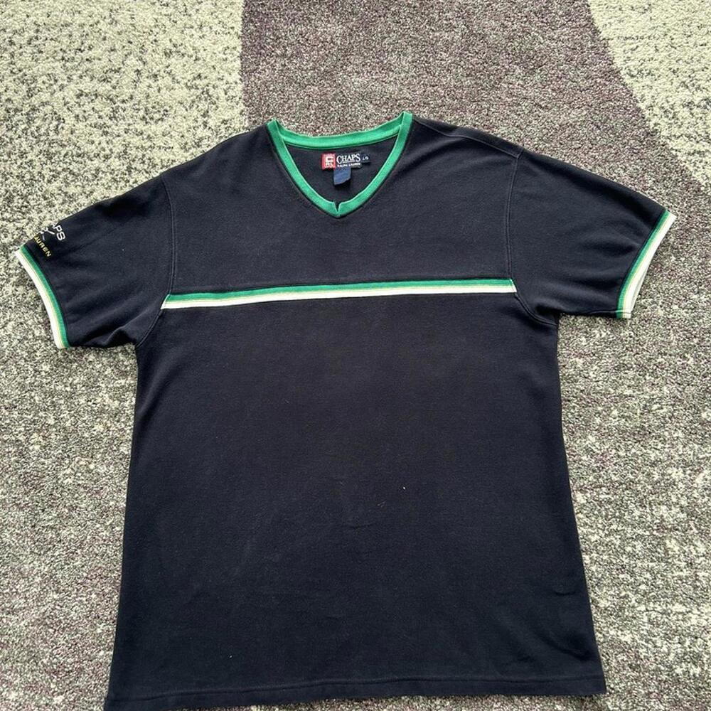 Chaps Ralph Lauren Men's Vintage V-Neck T-Shirt